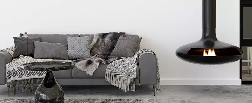 Circular Hanging Fireplace Installation Services in Rutland, VT