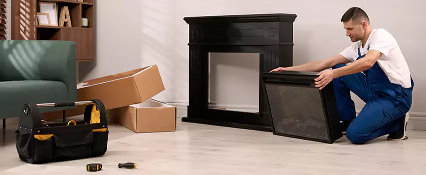 Old Rusted Metal Fireplace Repair And Replacement in Rutland, VT